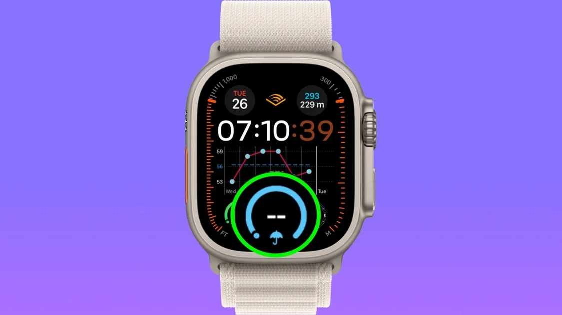 苹果watchOS 10.1正式版已修复Apple Watch表盘不显示天气问题(图1)